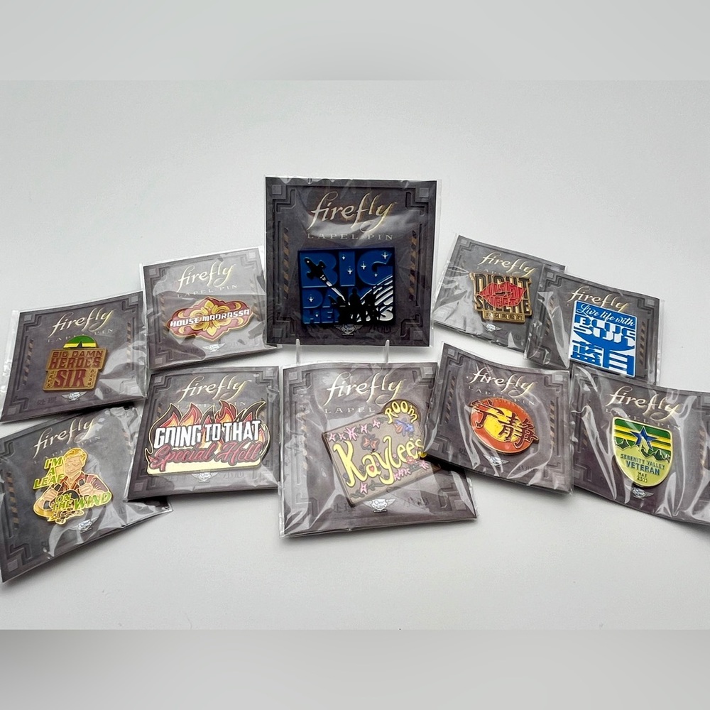 10 Firefly Serenity Pins in original packaging by Loot Crate✨